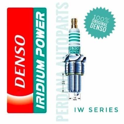 Busi Iridium Vespa 2Tak Asli Original DENSO Iridium Power