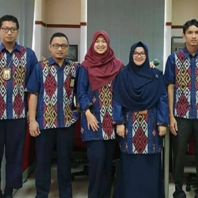 Sragam baju tenun  motif toraja bisa costom warna/motif