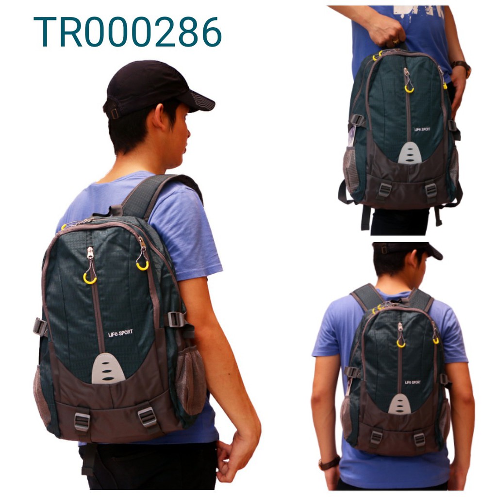 Tas Ransel Cowok Cewek Unisex / Jalan jalan Sekolah / Import TR000286 F-17