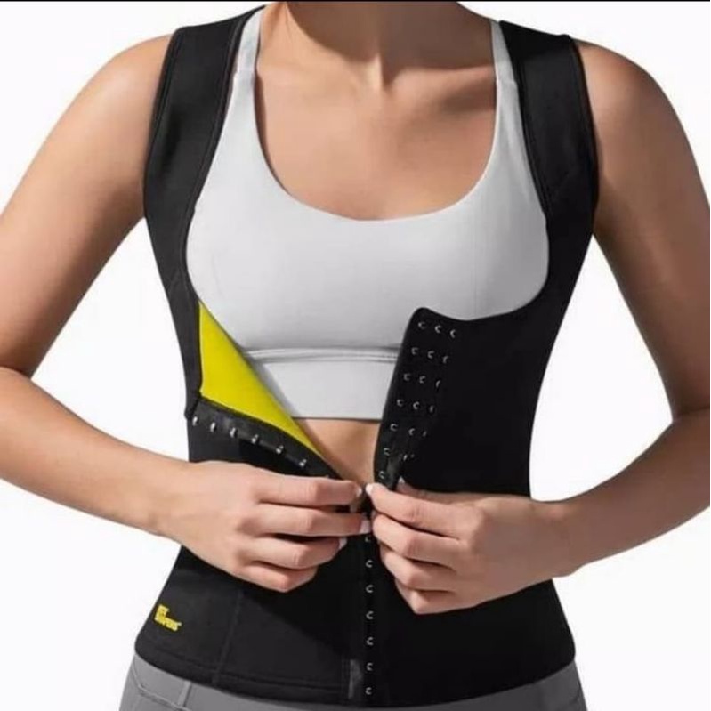 HOT SHAPER SLIMMING VEST ROMPI PEMBAKAR LEMAK PENGECIL PERUT DENGAN BOX