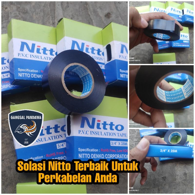 

Solasi Nitto Isolasi Nitto Original Isolasi Listrik Vespa