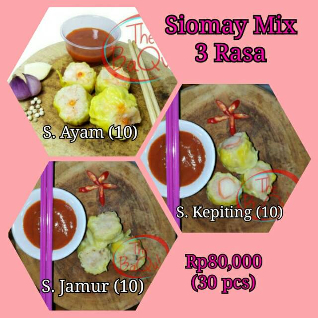 

Siomay mix 3 rasa isi 30