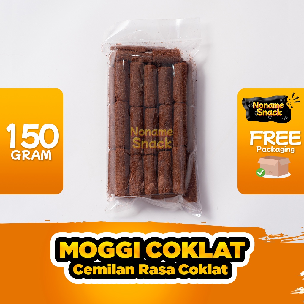 NoName Snack - Stick Moggi Coklat Momogi Chocolate Grosir 150Gr