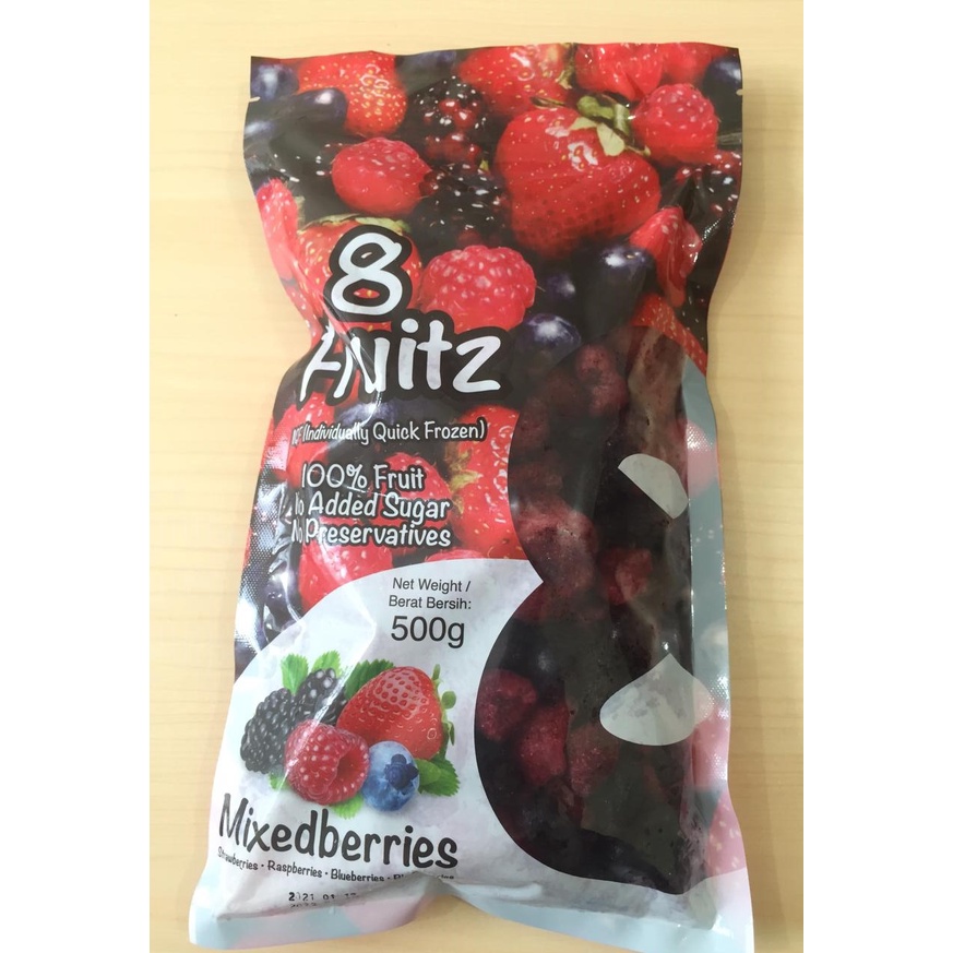 

Mixed Berries 500gr - 8Fruits