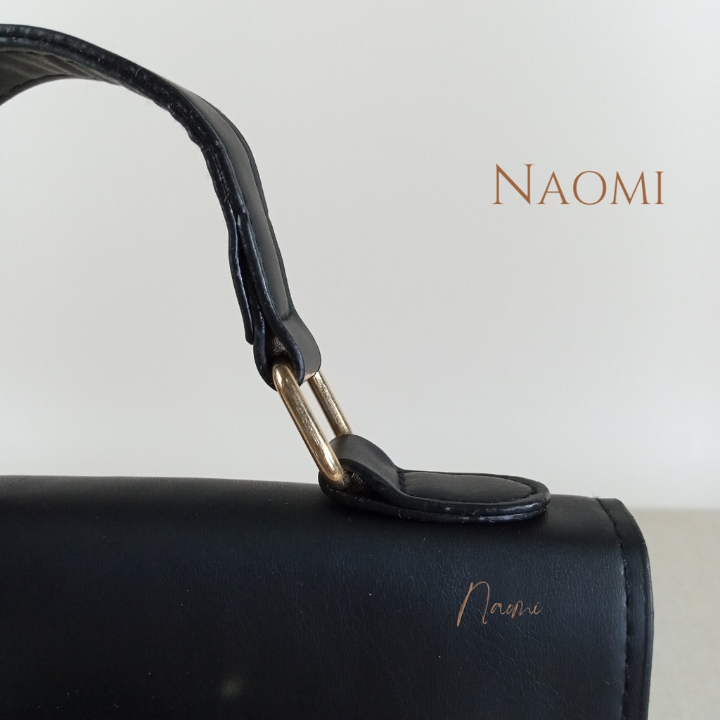 NAOMI - Georgia Sling Bag Import - Tas Premium Wanita Kulit Sintetis - Motif Slempang - Tas Wanita - Tas Naomi - Naomi Bag - women bag