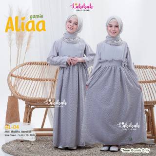  AL  04 Baju  Muslim  Anak  Perempuan Gamis Brokat Labebah by 