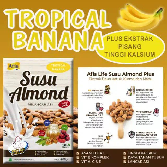 AFIS Susu ALMOND AFIS Pelancar ASI