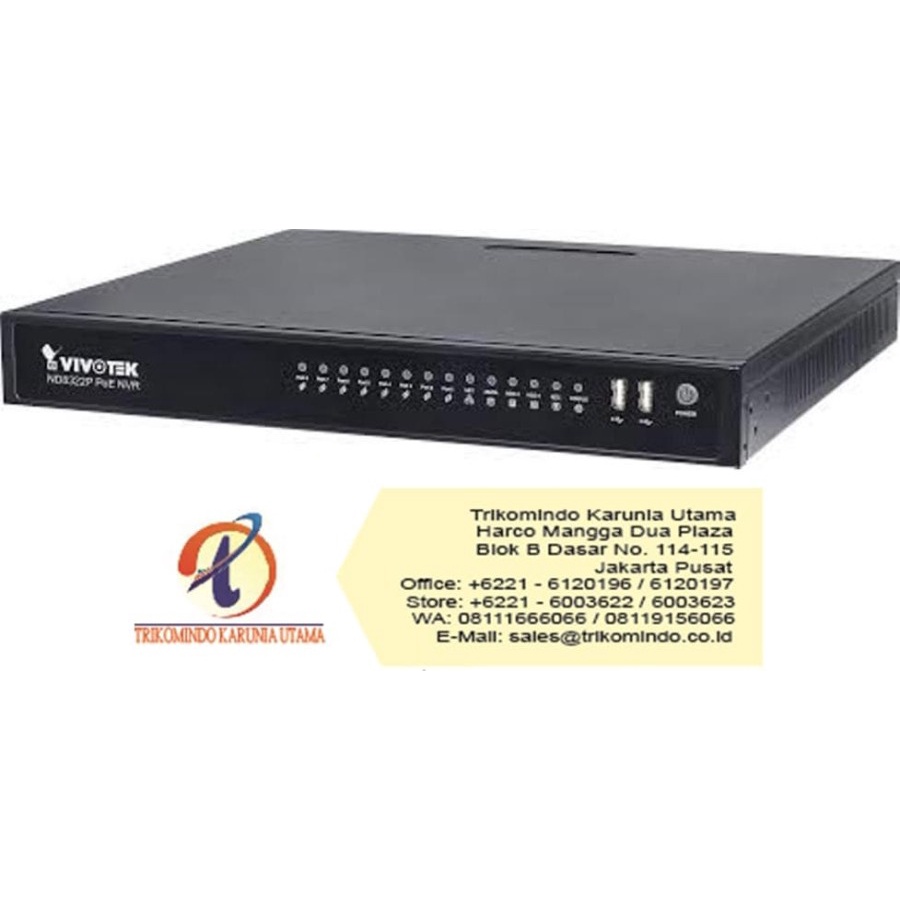 VIVOTEK NVR ND8322P Embedded PnP 8-CH