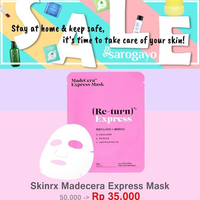 Sarogayo READY STOCK SkinRX Lab MadeCera Express Mask Sheet
