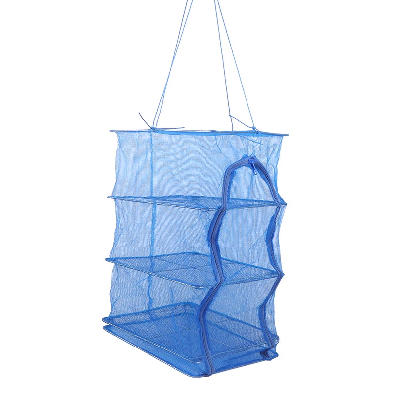 Rak Pengering Jemur Makanan Foldable Dyring Mesh Net 4 Layer Size S