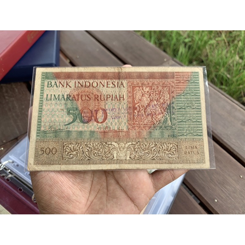 Uang Kuno 500 Budaya 1952 Seri X pengganti