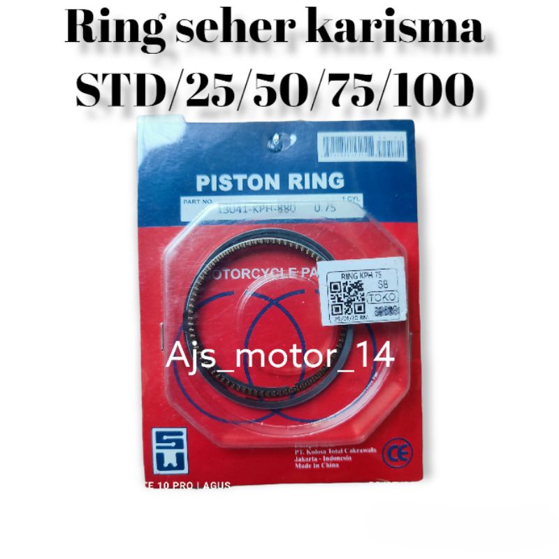Ring Seher Karisma os std 25 50 75 100