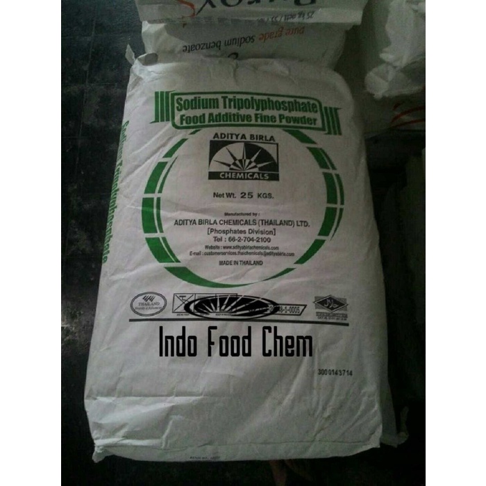 

MINUM-SIAP-DRINK-TO-READY- STPP - SODIUM TRIPOLYPHOSPATE FOOD GRADE EX ADITYA BIRLA -READY-TO-DRINK-