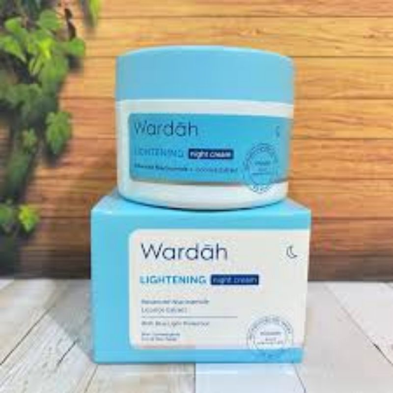Afnansa Wardah Light hydra shot Night Cream ~ Wardah Cream Malam