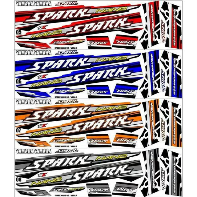 Sticker Striping Variasi Thailand Thailook Vega R New Spark Nano S 1 Shopee Indonesia