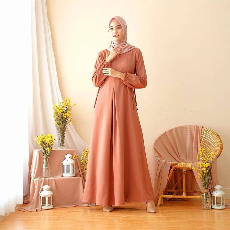 PROMO MURAH RZT - AYUNDA DRESS (BD) | DRESS | GAMIS | GAMIS SYAR'I | FASHION MUSLIM | FASHION WANITA