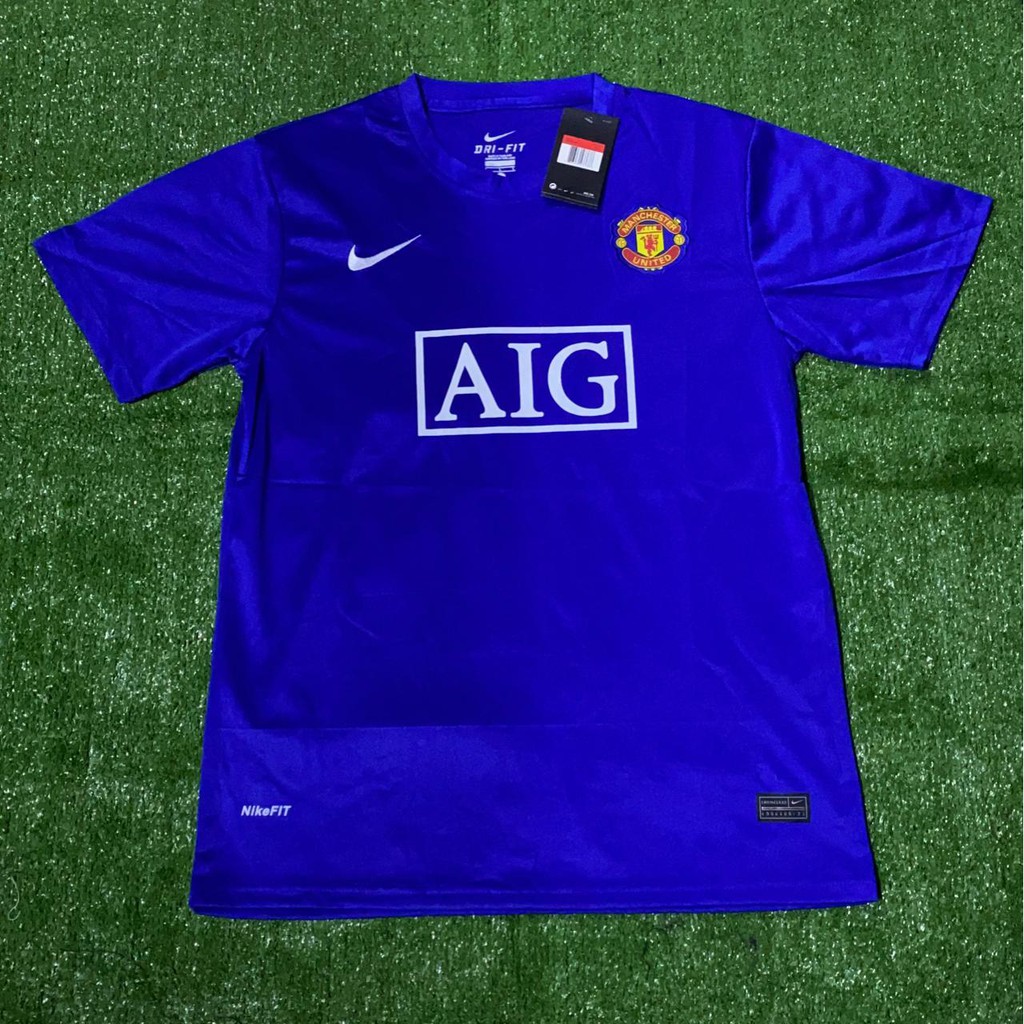 BAJU BOLA JERSEY MU AWAY 2008/2009 RETRO GRADE ORI THAILAND