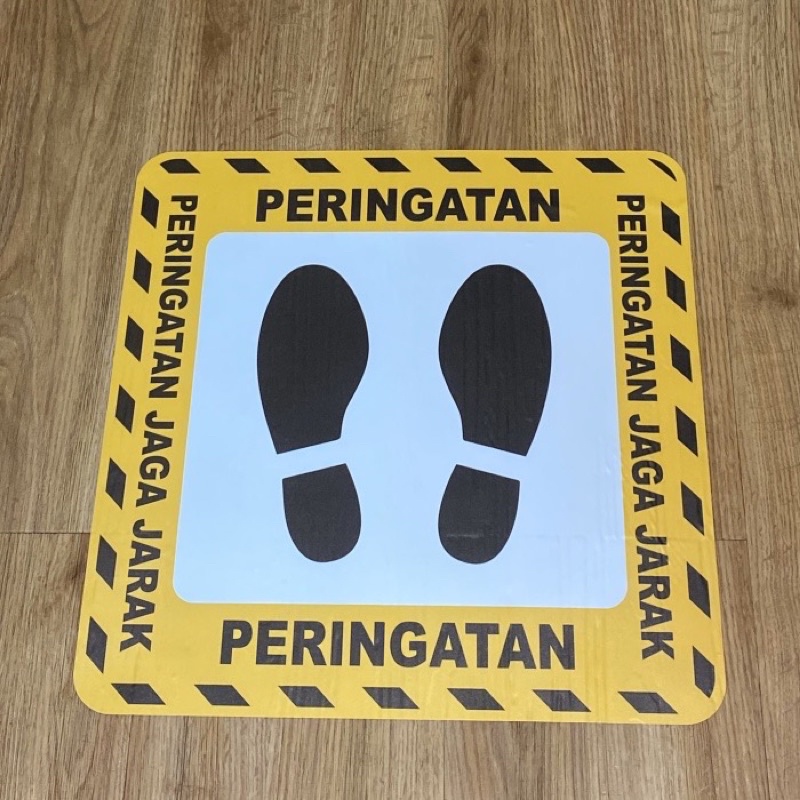 

sticker jaga jarak uk 38,5x38,5cm