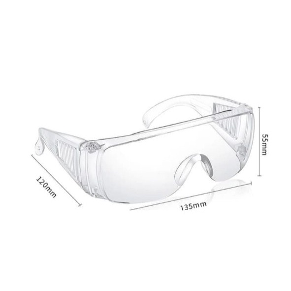 Kacamata Kerja Goggle Safety Glasses Kaca Mata Bening Pelindung  Proyek Work Gerinda Las