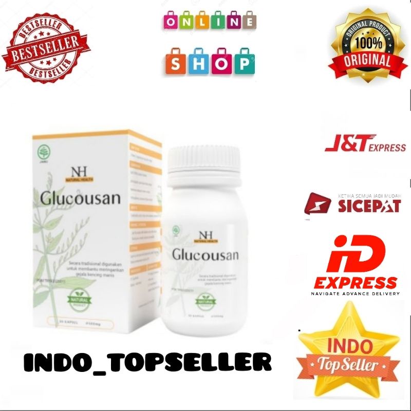 Glucousan - Suplemen glucosan Penyembuhan Diabetes - Obat Kencing Manis - Menurunkan Kadar Gula Dara