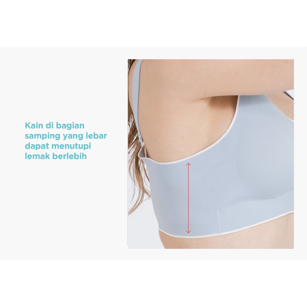Bra Menyusui & Hamil | MOOIMOM Comfort Crossover Maternity & Nursing Bra-4
