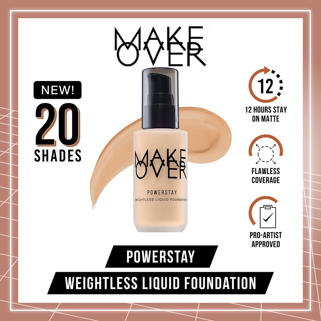 MAKE OVER Powerstay Weightless Liquid Foundation