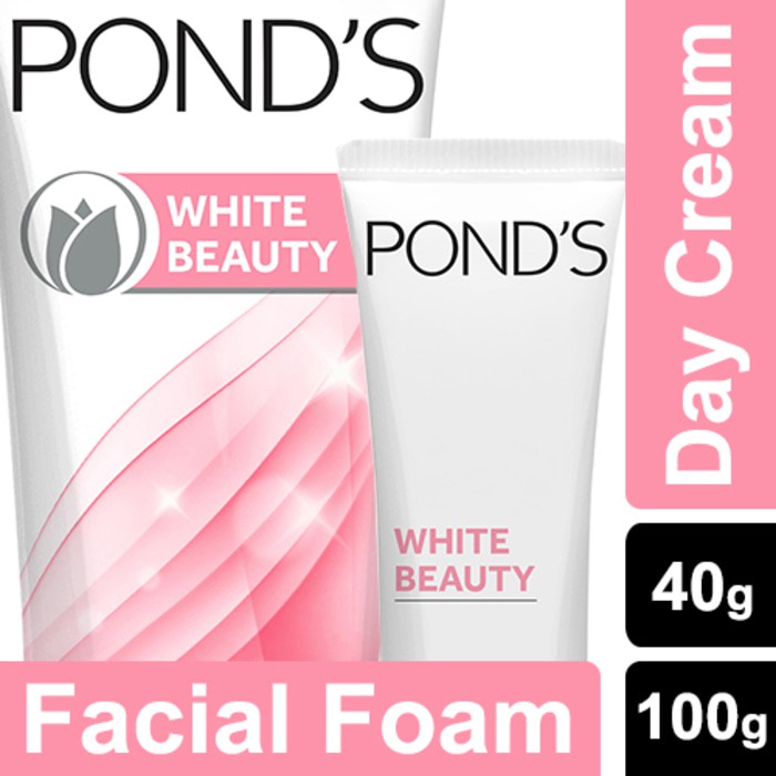 Ponds White Beauty Facial Foam 100gr & Day Cream 40gr Unilever