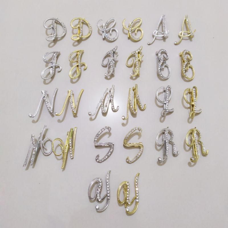 Bros Huruf Inisial - Bros Huruf Alfabet - Bros Huruf Mata - Bros Huruf Besar - Bros Huruf Premium - 