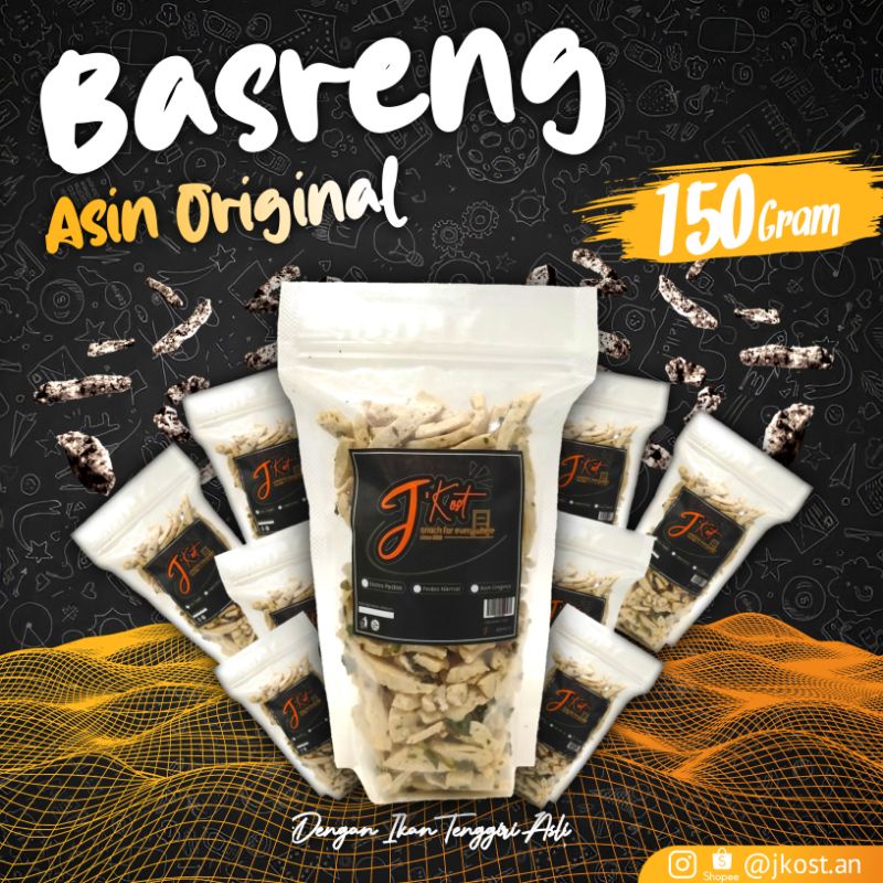 

BASRENG ORIGINAL DAUN JERUK IKAN TENGGIRI (Pouch 150 Gram)