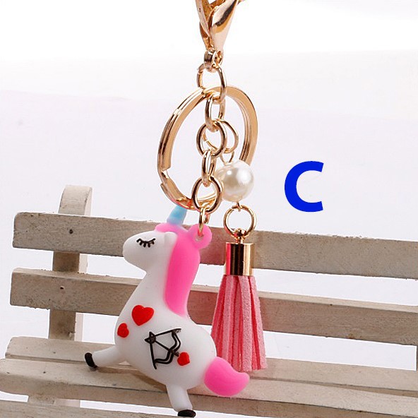 Gantungan Kunci / Accesories Tas Love Unicorn