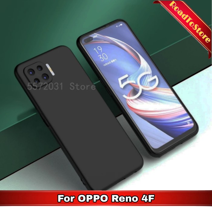 Softcase Casing Soft Case OPPO Reno 4F Matte Slim Fit TPU