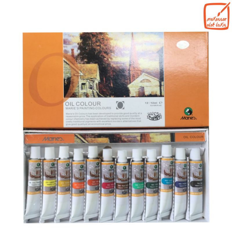 

Maries Oil Color Painting Set 12 x 12ml