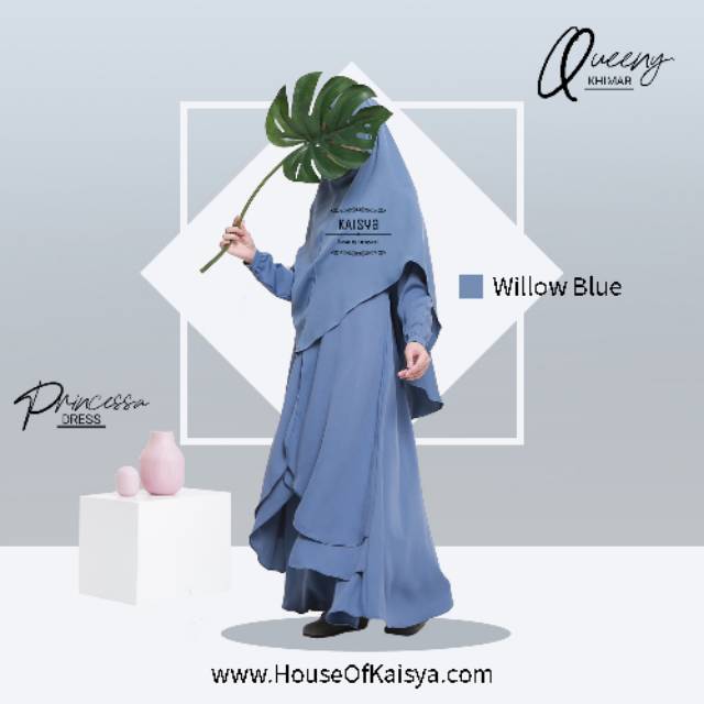 Princessa Dress ori by Kaisya (willow blue)