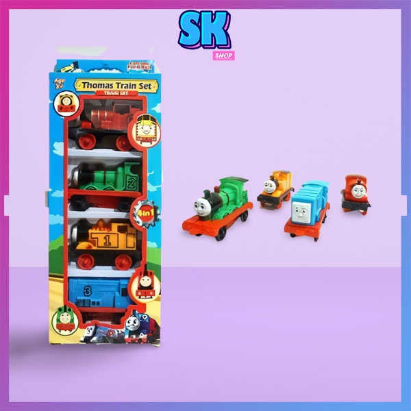 Kereta Tomas Train Mainan Anak Set [Isi 4] - 311