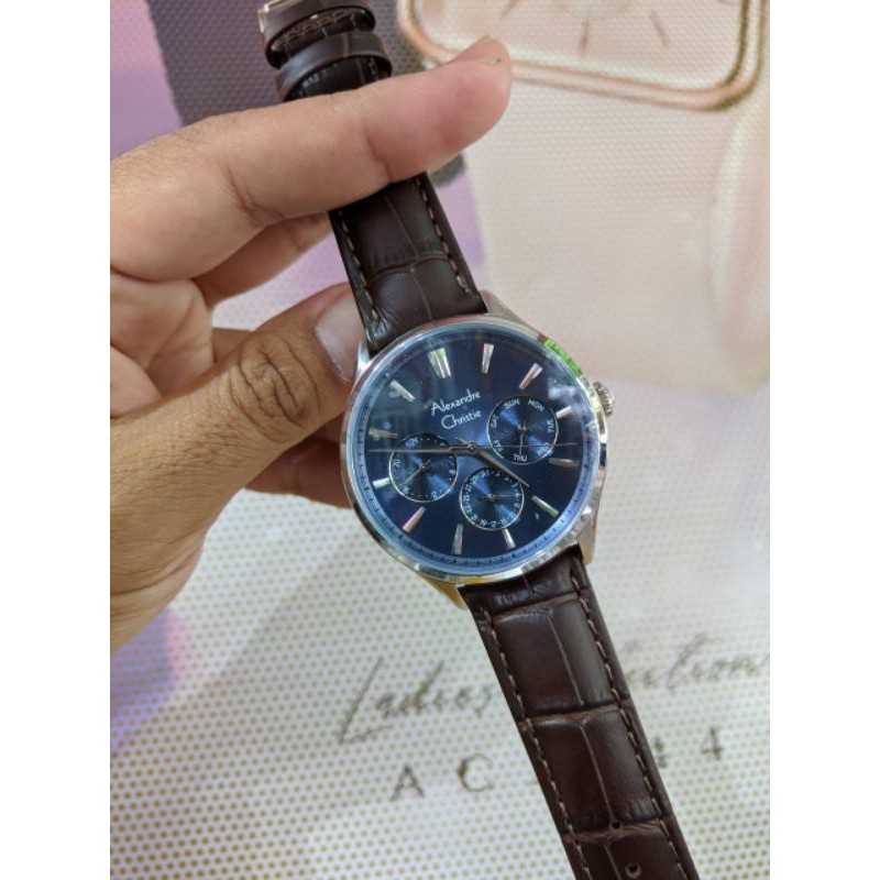 jam tangan pria alexandre christie original AC 6569 MF