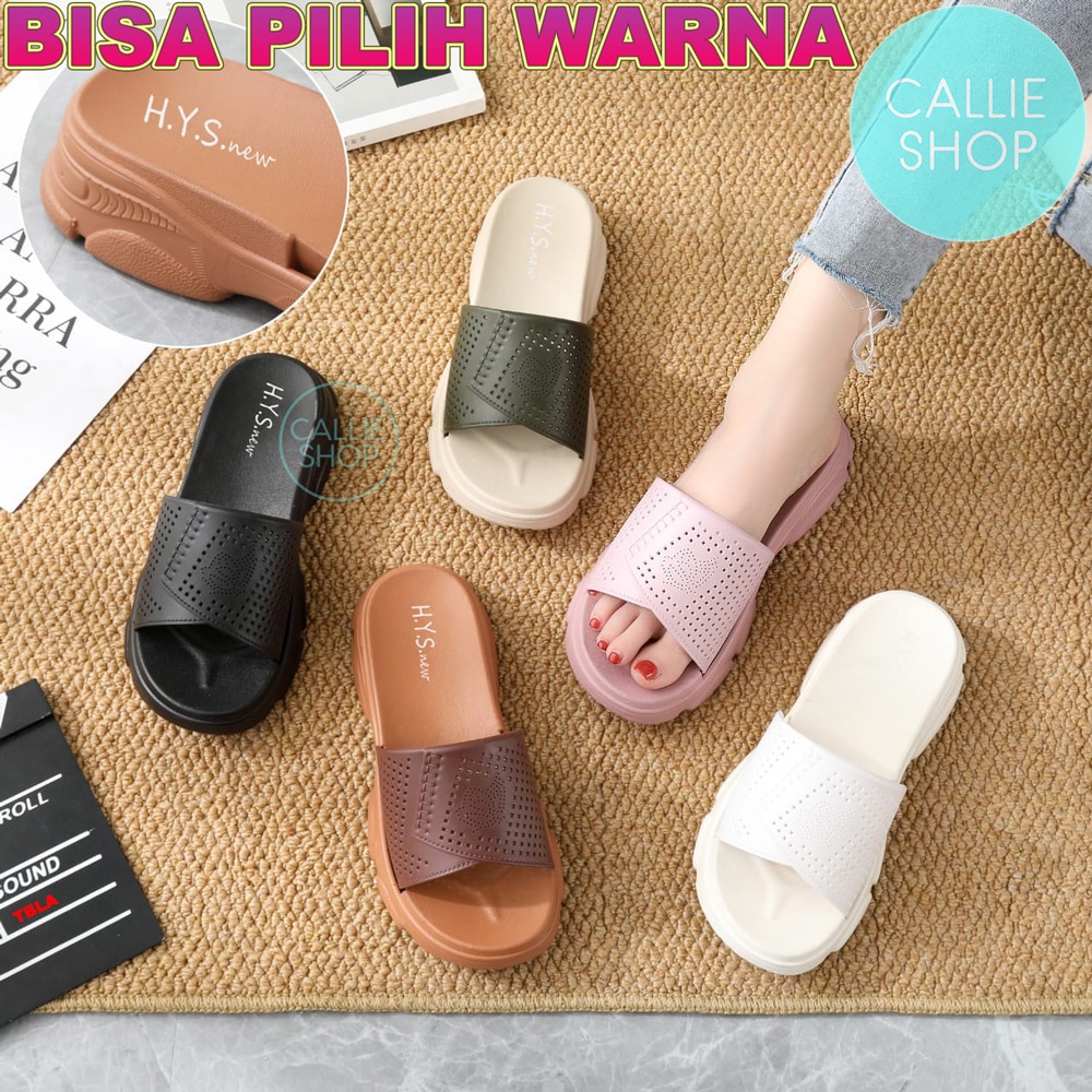 Sandal Wanita Ryder Selop Platform Jelly Tebal HYS 2203-3 RDRLPT