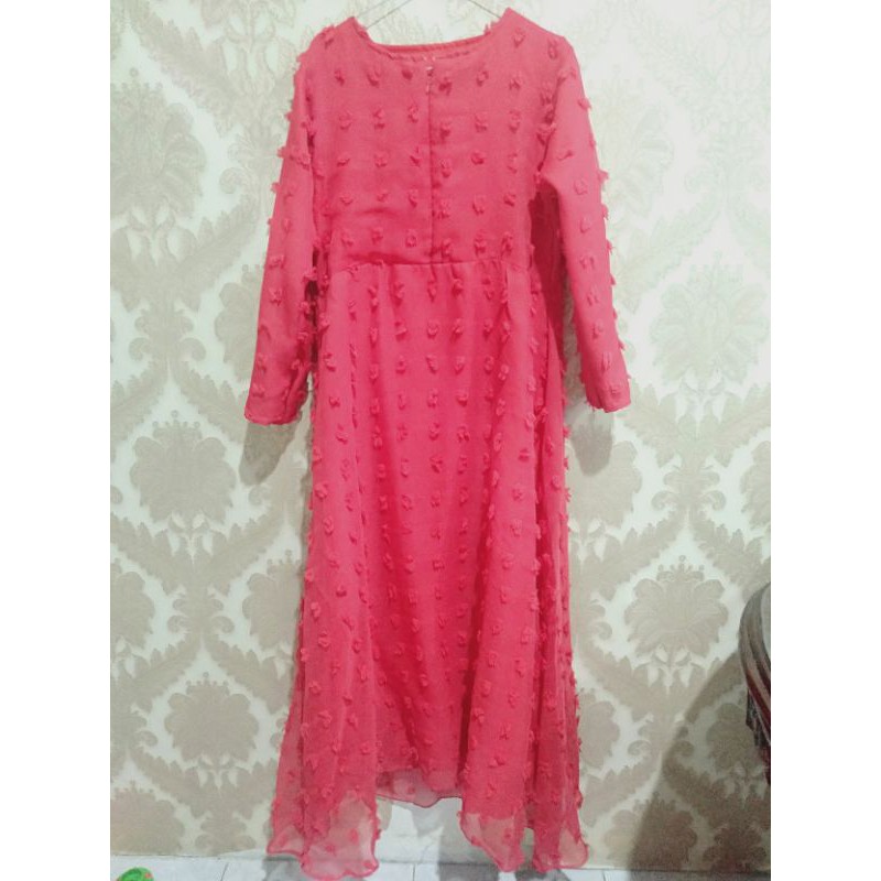 gamis wanita brokat / gamis muslim / fashion muslim