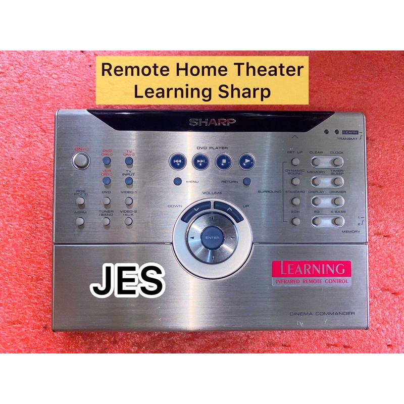 REMOTE HOME THEATER LEARNING SHARP INFRARED REMOTE CONTROL ORIGINAL SHARP