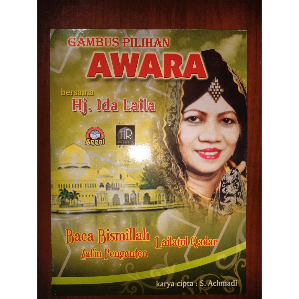 VCD ORIGINAL IDA LAILA GAMBUS PILIHAN AWARA " BISMILLAH " Prod.HR Productions