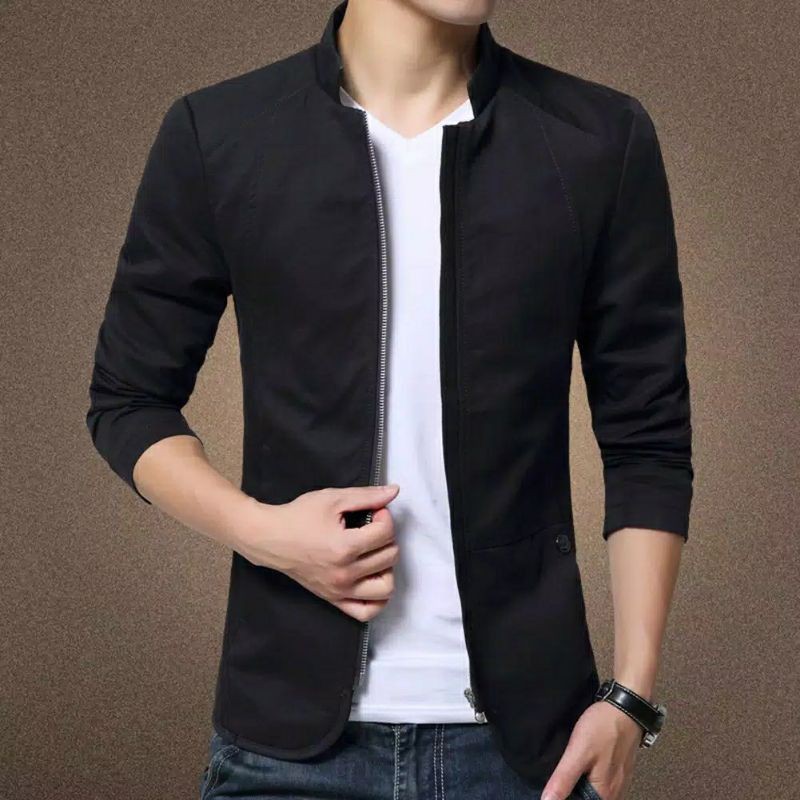 JAKET FORMAL PRIA / JAS BLEZER PRIA / BLEZER CASUAL KERAH KOKO