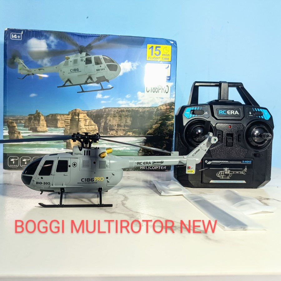 RC HELICOPTER ERA C186 BO-105 MILITARY RTF vs OMPHOBBY ALZRC ALIGN HSP