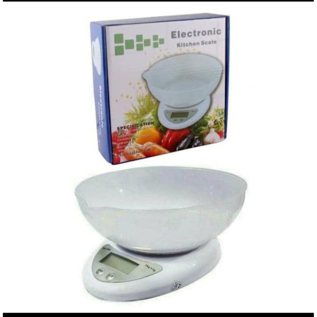 Timbangan Mangkok / Timbangan Dapur FREE Batrai / Electric Kitchen Scale