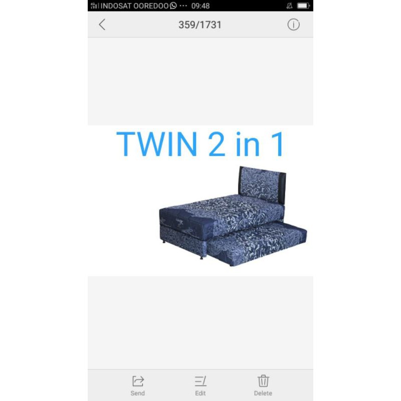 Springbed 2in1 comforta