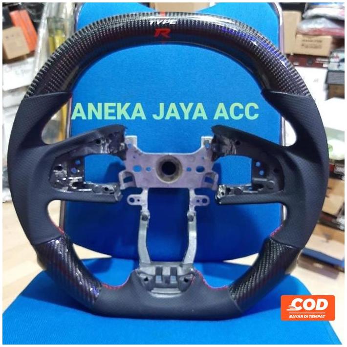 Stir Carbon Honda Civic Turbo Type R Kulit Asli Original Import Kode 021