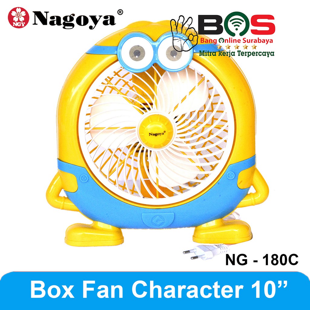 Kipas Angin Meja NAGOYA NG-180 Karakter Kipas Meja 10 Inch