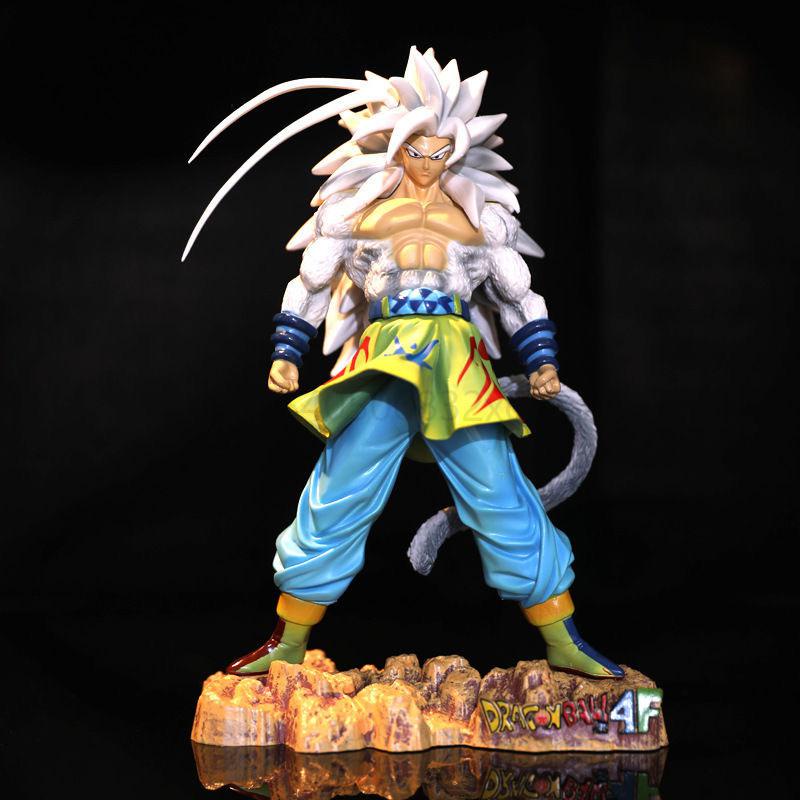 Mainan Action Figure Model Anime Dragon Ball Super Saiya Five Goku Ukuran 25cm Untuk Hadiah Anak