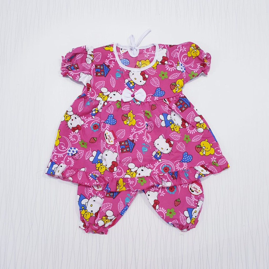 Setelan Baby 0-12 Bulan / Baju Anak Bayi Perempuan / Dress Baby / Baby Alicia