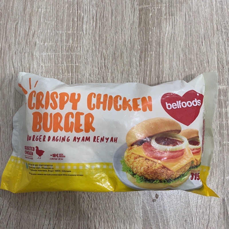 

Belfoods Crispy Chicken Buger 315gr