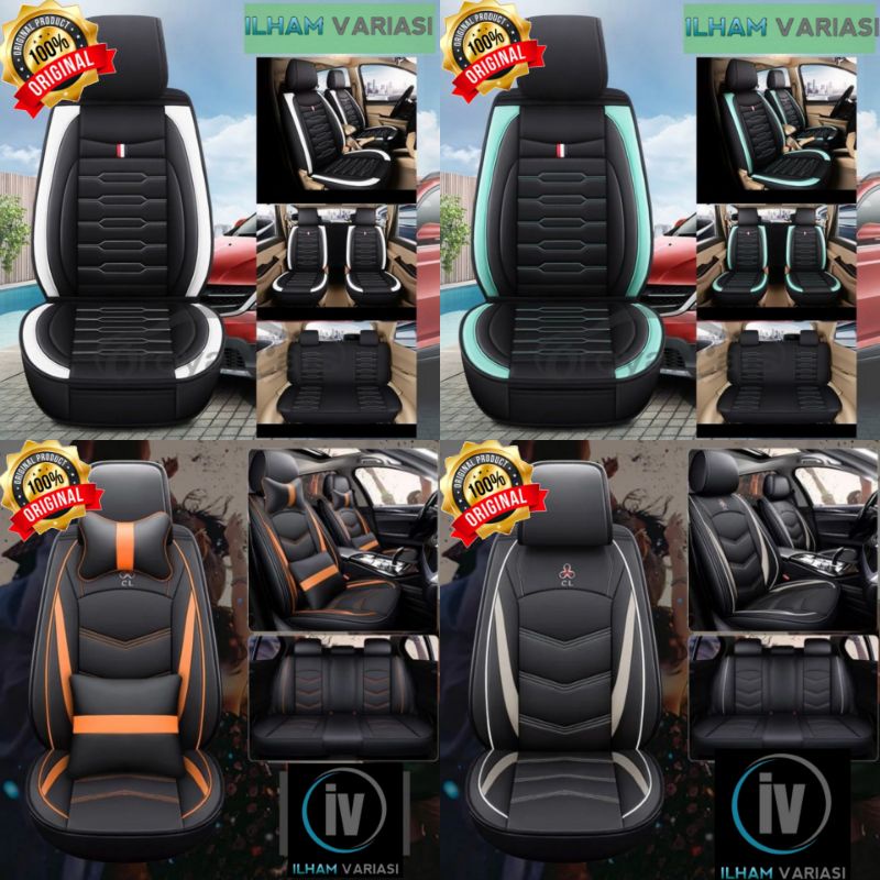 Sarung jok mobil Toyota innova reborn, suzuki ertiga, Xl 7 100% bahan nava leather