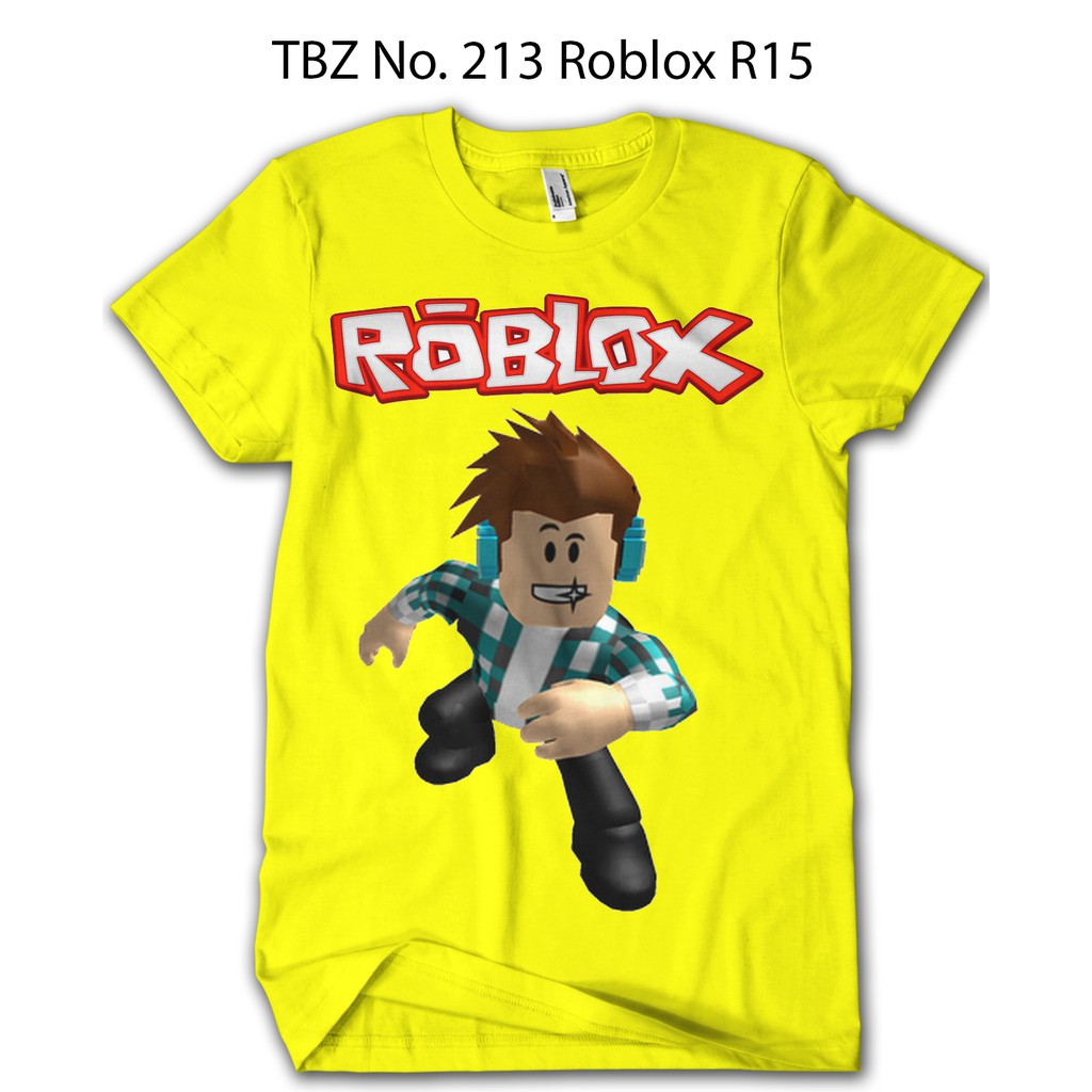 Baju Roblox R15 Minecraft Premium Kaos Anak Shopee Indonesia - baju gratis roblox